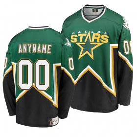 Wholesale Cheap Dallas Stars Custom Kelly Green Men\'s Heritage Premier Breakaway NHL Jersey