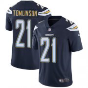 Wholesale Cheap Nike Chargers #21 LaDainian Tomlinson Navy Blue Team Color Men's Stitched NFL Vapor Untouchable Limited Jersey