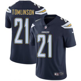 Wholesale Cheap Nike Chargers #21 LaDainian Tomlinson Navy Blue Team Color Men\'s Stitched NFL Vapor Untouchable Limited Jersey