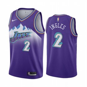 Wholesale Cheap Nike Jazz #2 Joe Ingles Purple 2019-20 Hardwood Classic Edition Stitched NBA Jersey