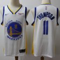 Wholesale Cheap Warriors #11 Klay Thompson White Basketball Swingman Association Edition 2019-2020 Jersey