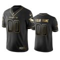 Wholesale Cheap Dolphins Custom Men's Stitched NFL Vapor Untouchable Limited Black Golden Jersey