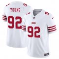 Men's San Francisco 49ers #92 Chase Young White 2023 F.U.S.E. Football Stitched Jersey