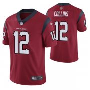 Wholesale Cheap Men's Houston Texans #12 Nico Collins Red Vapor Untouchable Limited Stitched Jersey