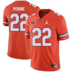 Wholesale Cheap Florida Gators 22 Lamical Perine Orange College Football Jersey