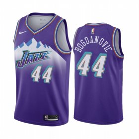 Wholesale Cheap Nike Jazz #44 Bojan Bogdanovic Purple 2019-20 Hardwood Classic Edition Stitched NBA Jersey