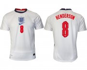 Wholesale Cheap Men 2021 Europe England home AAA version 8 soccer jerseys