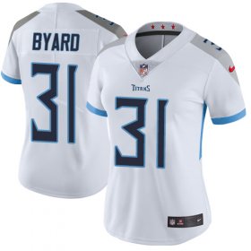 Wholesale Cheap Nike Titans #31 Kevin Byard White Women\'s Stitched NFL Vapor Untouchable Limited Jersey