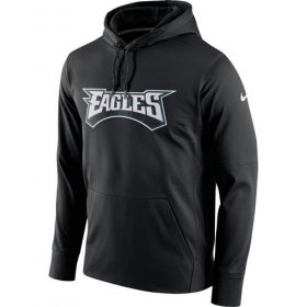 Wholesale Cheap Men\'s Philadelphia Eagles Nike Black Circuit Wordmark Essential Performance Pullover Hoodie