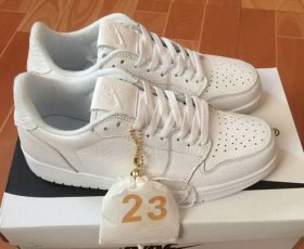 Wholesale Cheap Air Jordan 1 Low Swooshless White