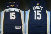 Wholesale Cheap Memphis Grizzlies #15 Vince Carter Revolution 30 Swingman Navy Blue Jersey