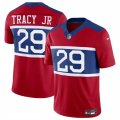 Cheap Men's New York Giants #29 Tyrone Tracy Jr Red Alternate Vapor F.U.S.E. Limited Stitched Football Jersey