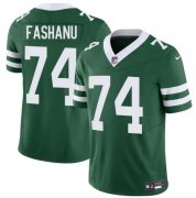 Men's New York Jets #74 Olu Fashanu Green 2024 F.U.S.E Throwback Limited Stitched Jersey