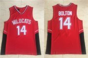 Wholesale Cheap Wildcats #14 Troy Bolton High School Red Soul Swingman Basketball Jersey