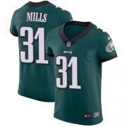 Wholesale Cheap Nike Eagles #31 Jalen Mills Midnight Green Team Color Men's Stitched NFL Vapor Untouchable Elite Jersey