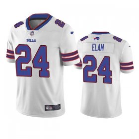 Wholesale Cheap Men\'s Buffalo Bills #24 Kaiir Elam White Vapor Untouchable Limited Stitched Jersey