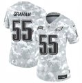 Cheap Women's Philadelphia Eagles #55 Brandon Graham 2024 F.U.S.E Arctic Camo Salute To Service Limited Stitched Jersey(Run Small)