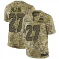 Wholesale Cheap Nike Seahawks #27 Marquise Blair Camo Men's Stitched NFL Limited 2018 Salute To Service Jersey