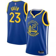 Wholesale Cheap Warriors #23 Draymond Green Blue Basketball Swingman Icon Edition 2019-2020 Jersey