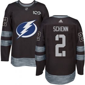 Cheap Adidas Lightning #2 Luke Schenn Black 1917-2017 100th Anniversary Stitched NHL Jersey