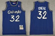 Wholesale Cheap Men's Orlando Magic #32 Shaquille O'neal 1994-95 Purple Hardwood Classics Soul Swingman Throwback Jersey