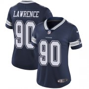 Wholesale Cheap Nike Cowboys #90 Demarcus Lawrence Navy Blue Team Color Women's Stitched NFL Vapor Untouchable Limited Jersey