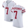 Wholesale Cheap Nike 49ers #7 Colin Kaepernick White Men's Stitched NFL Vapor Untouchable Elite Jersey