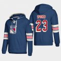 Wholesale Cheap New York Rangers #23 Ryan Spooner Blue adidas Lace-Up Pullover Hoodie