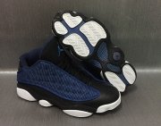 Wholesale Cheap Air Jordan 13 Retro Low Shoes Brave Blue/Black-White