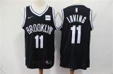 Wholesale Cheap Nets 11 Kyrie Irving Black Nike Swingman Jersey