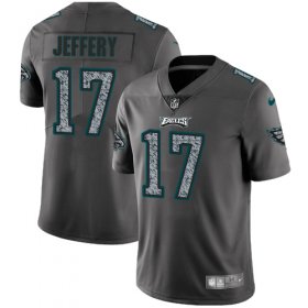 Wholesale Cheap Nike Eagles #17 Alshon Jeffery Gray Static Men\'s Stitched NFL Vapor Untouchable Limited Jersey