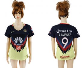 Wholesale Cheap Women\'s America #9 R.Jimenez Home Soccer Club Jersey