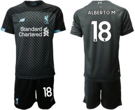 Wholesale Cheap Liverpool #18 Alberto M. Third Soccer Club Jersey