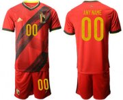 Wholesale Cheap Belgium Customized Home UEFA Euro 2020 Soccer Jersey