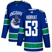 Wholesale Cheap Adidas Canucks #53 Bo Horvat Blue Home Authentic Youth Stitched NHL Jersey