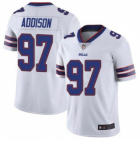 Wholesale Cheap Men\'s Buffalo Bills #97 Mario Addison White Vapor Untouchable Limited Stitched Jersey