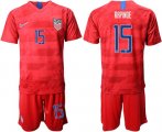 Wholesale Cheap USA #15 Rapinoe Away Soccer Country Jersey