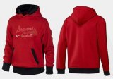 Wholesale Cheap Atlanta Braves Pullover Hoodie Red & Black