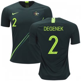 Wholesale Cheap Australia #2 Degenek Away Soccer Country Jersey