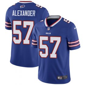 Wholesale Cheap Nike Bills #57 Lorenzo Alexander Royal Blue Team Color Men\'s Stitched NFL Vapor Untouchable Limited Jersey