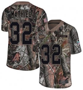 Wholesale Cheap Nike Chiefs #32 Tyrann Mathieu Camo Men\'s Stitched NFL Limited Rush Realtree Jersey