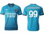 Wholesale Cheap Men 2020-2021 club AC milan away aaa version 99 blue Soccer Jerseys