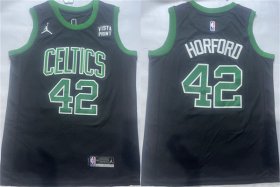 Cheap Men\'s Boston Celtics #42 Al Horford Black Statement Edition Stitched Basketball Jersey