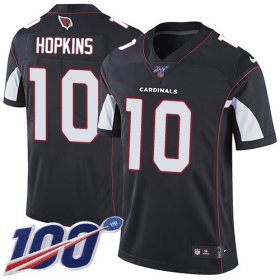 Wholesale Cheap Nike Cardinals #10 DeAndre Hopkins Black Alternate Youth Stitched NFL 100th Season Vapor Untouchable Limited Jersey