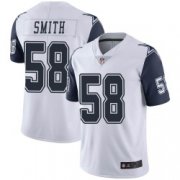 Wholesale Cheap Men's Dallas Cowboys #58 Aldon Smith Limited White Color Rush Vapor Untouchable Jersey