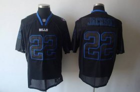 Wholesale Cheap Bills #22 Fred Jackson Lights Out Black Stitched NFL Jersey