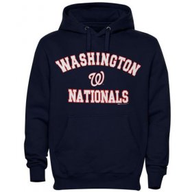 Wholesale Cheap Washington Nationals Fastball Fleece Pullover Navy Blue MLB Hoodie