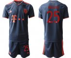 Wholesale Cheap Bayern Munchen #25 Muller Third Soccer Club Jersey