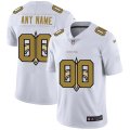 Wholesale Cheap Nike New Orleans Saints Customized White Team Big Logo Vapor Untouchable Limited Jersey