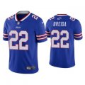 Wholesale Cheap Men's Buffalo Bills #22 Matt Breida Blue Vapor Untouchable Limited Stitched Jersey